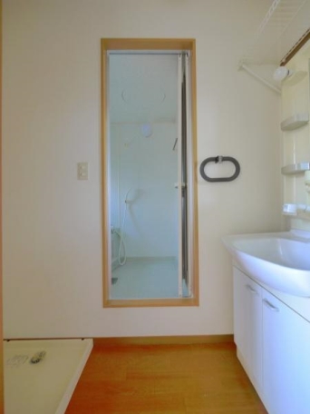 写真は同タイプの別の部屋のものです 洗面台・洗面所